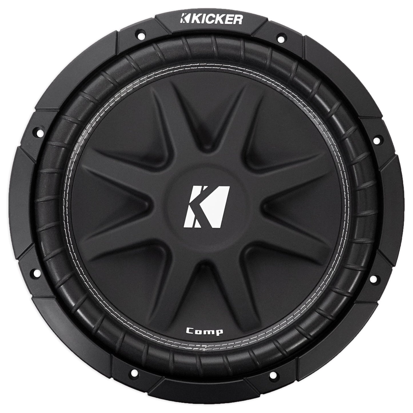 (2) KICKER 43C124 Comp 12" 600 Watt Car Subwoofers+Sealed Sub Box Enclosure