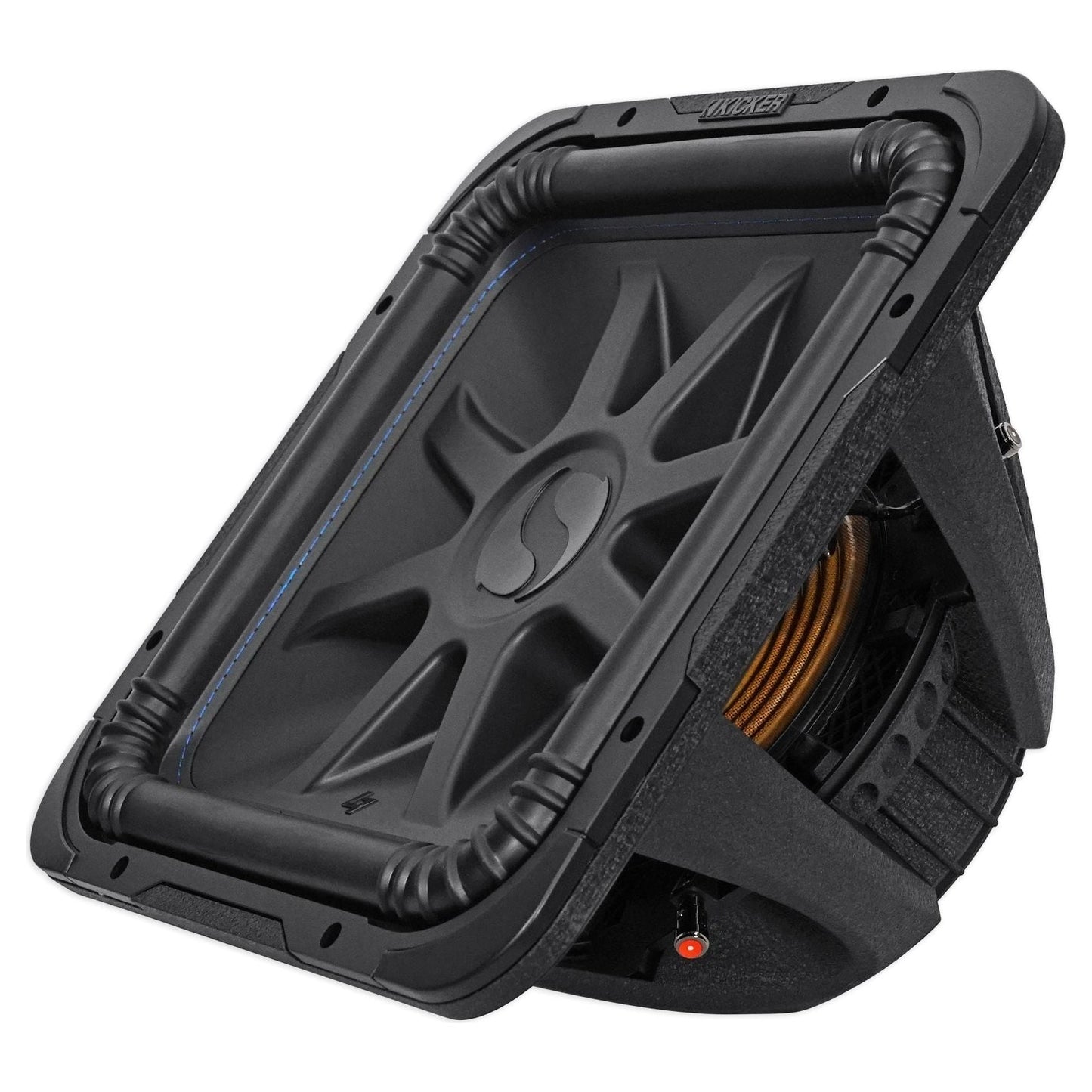 (2) Kicker 44L7S15-4 15" 4000 Watt Solobaric L7S Subwoofers+Amp+Sub Box+Wire Kit