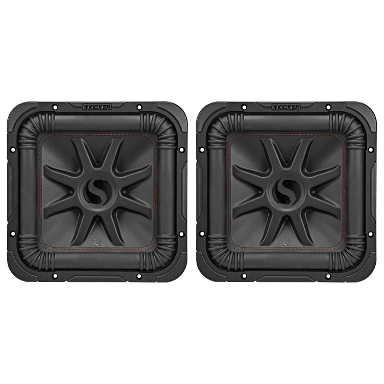 (2) KICKER 45L7R104 10" 2000 Watt L7R Car Subwoofers, Solo-Baric Subs L7R104 DVC