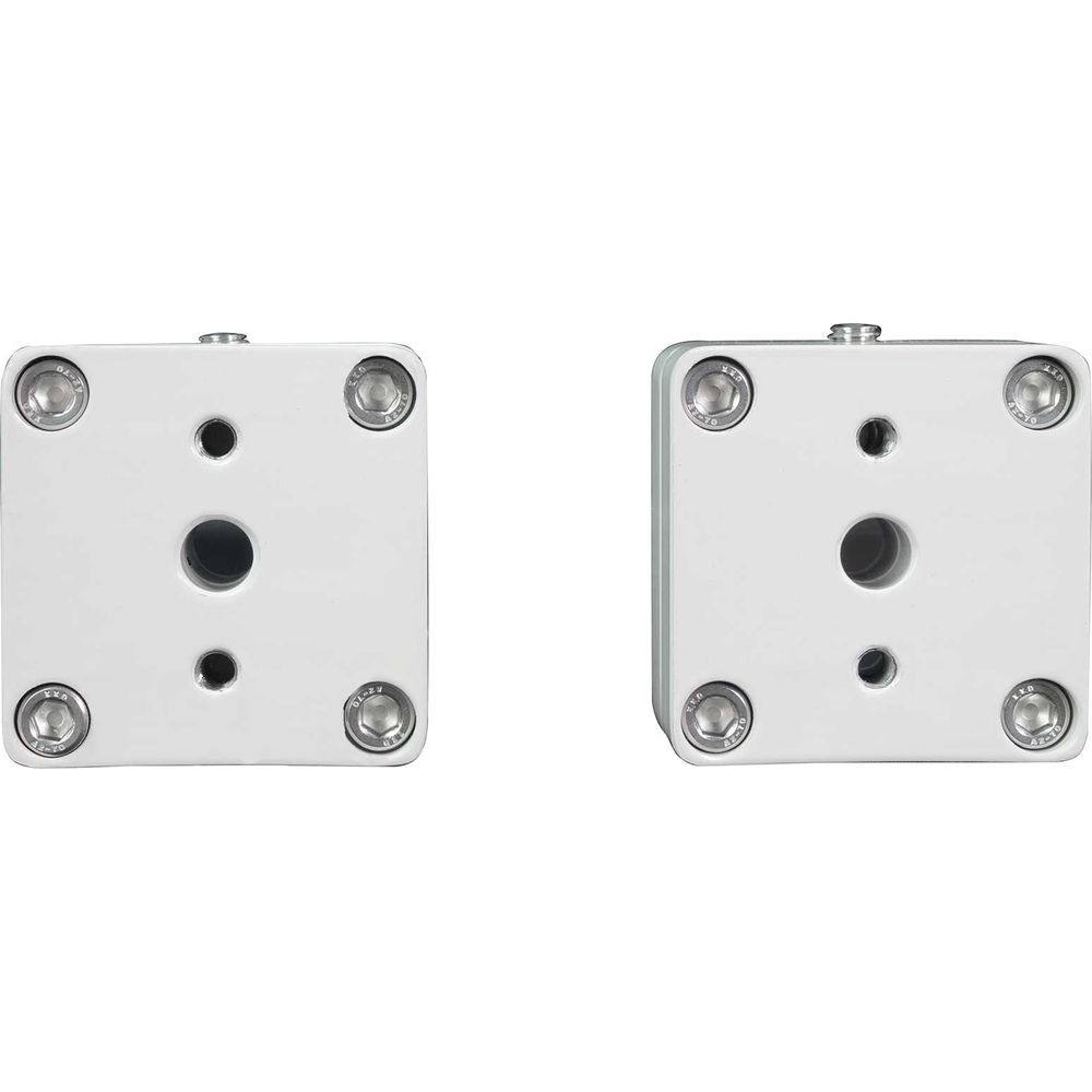 MAC69W White 6x9" Tower Speaker Pods 2-Pack + MAC360W Swivel Clamps Bundle