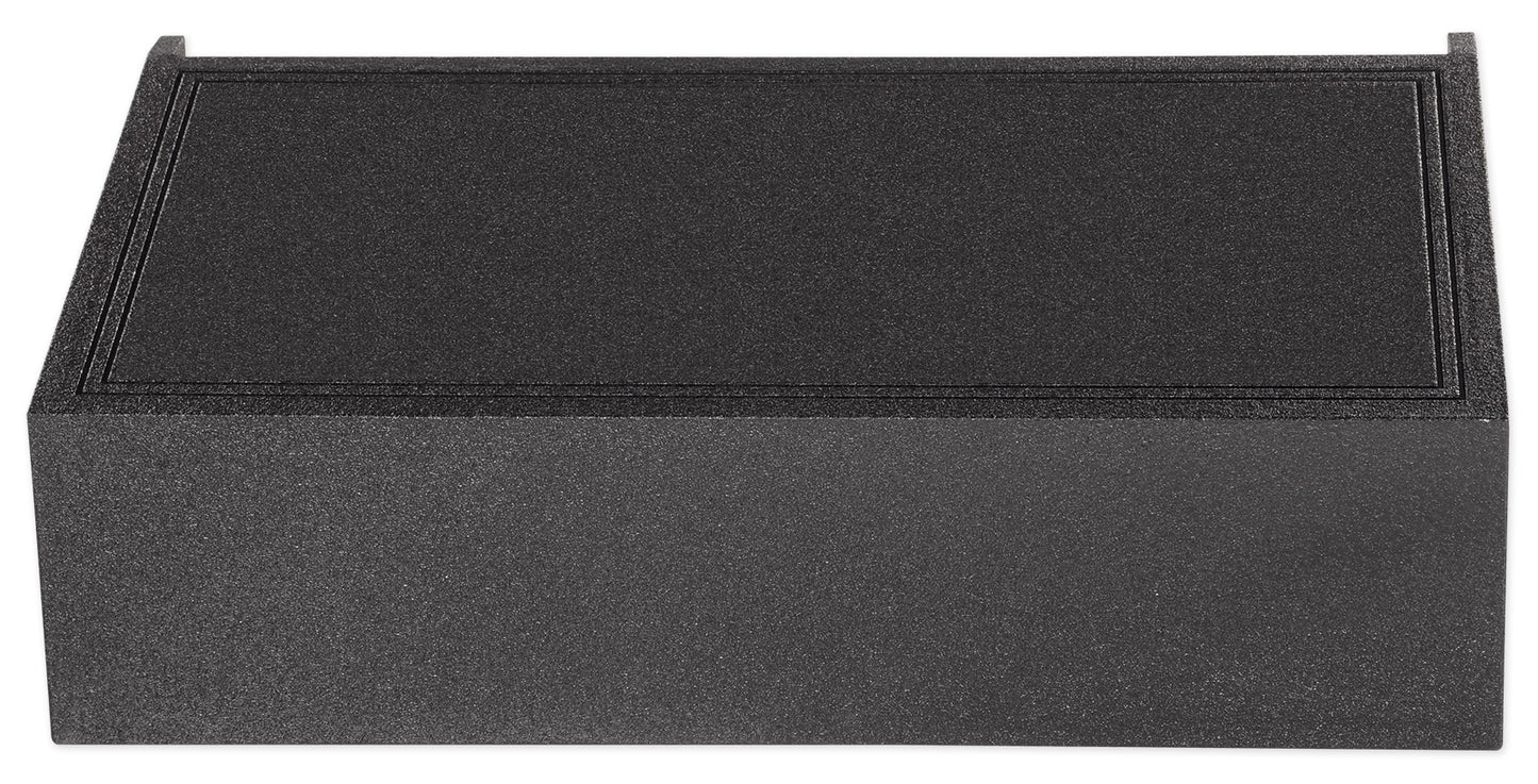 Dual 10" Sealed Subwoofer Sub Box Bed Lined Enclosure For Jeep Wrangler 1997-02