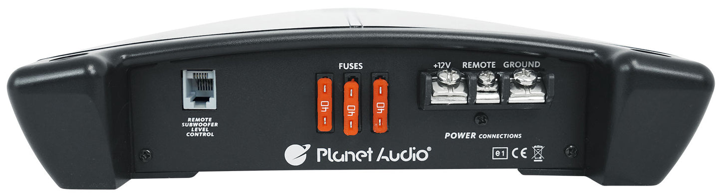 Planet Audio TR4000.1D 4000 Watt Class D 1-Ohm Mono Car Amplifier+Amp Kit