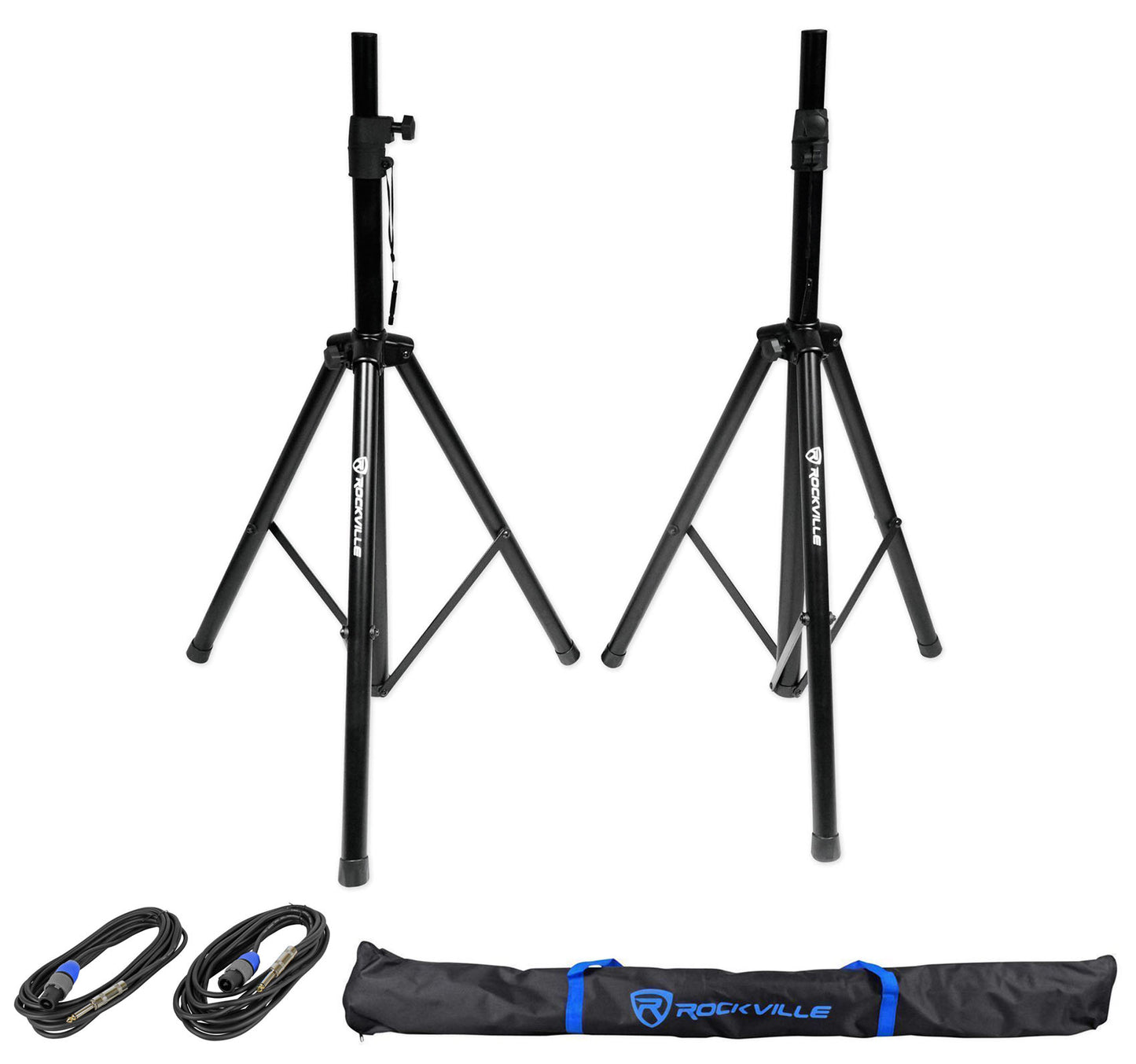 (2) JBL Pro JRX215 1000W 15" Passive PA Speakers + 2)Stands+2)Cables+Carry Case