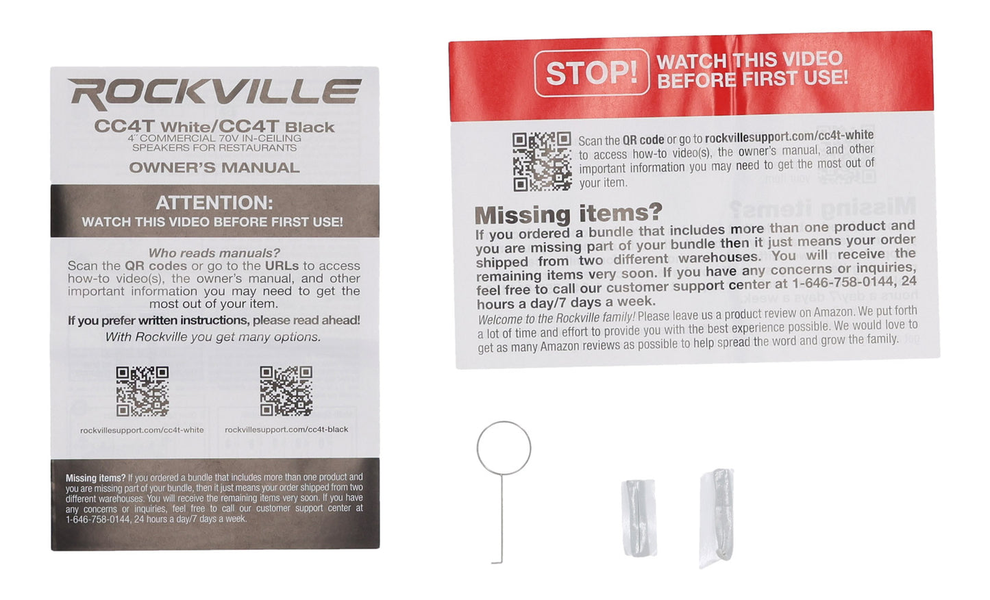 RCS180‑6 + CC4T White 2‑Pack Bundle