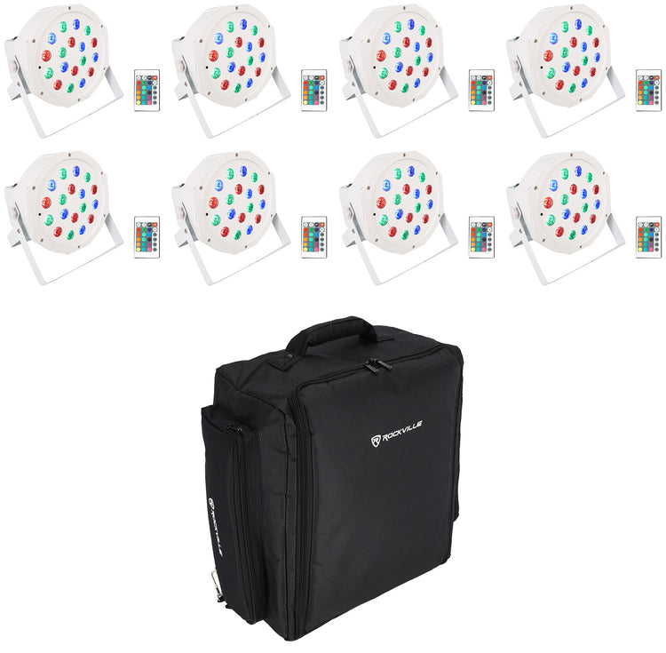 BATTERY PAR 50 White 8-Pack + RLBP8 Backpack Bundle