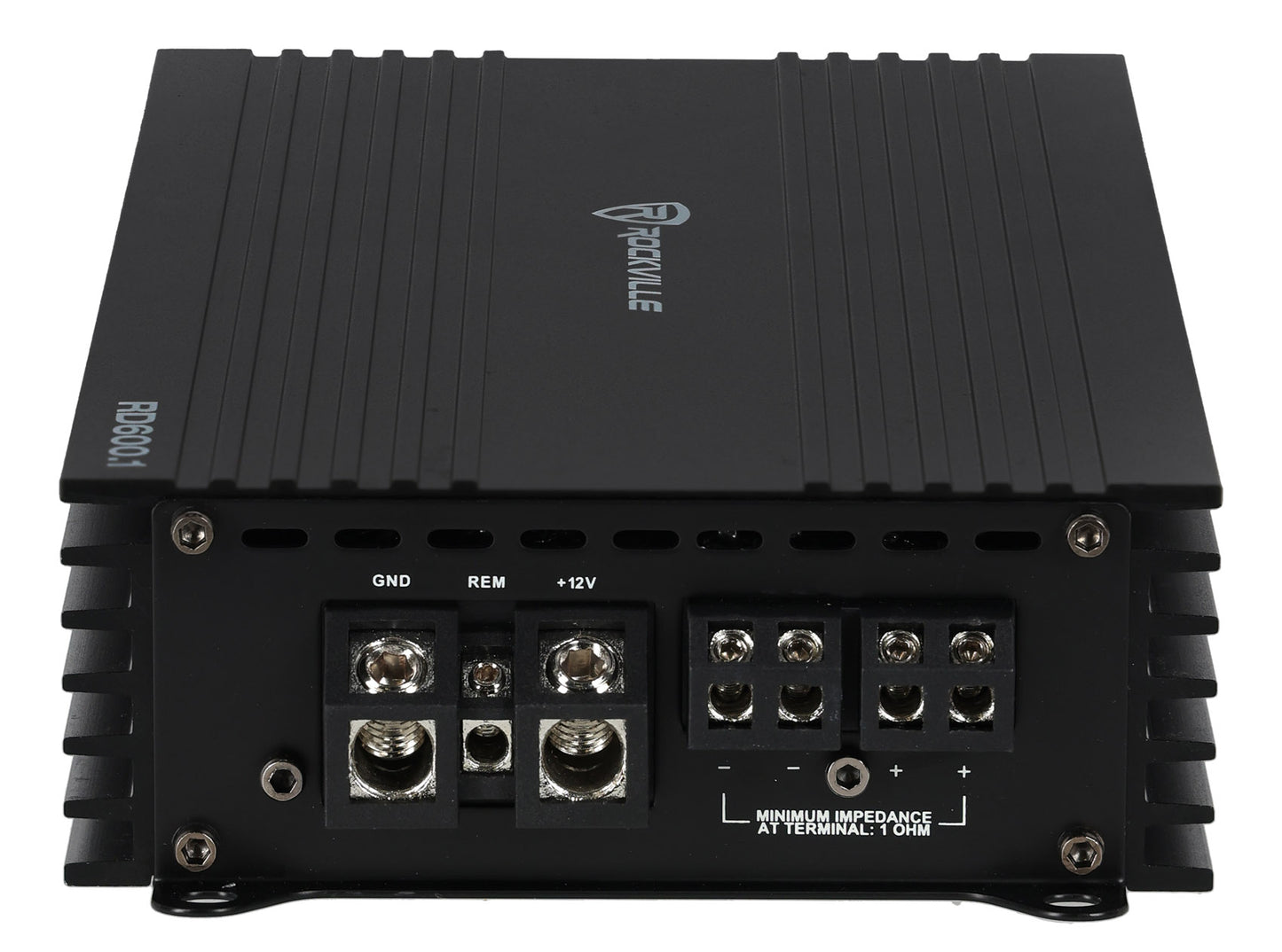 RD600.1 Mono Amplifier + 4 Gauge Amp Wiring Kit Bundle