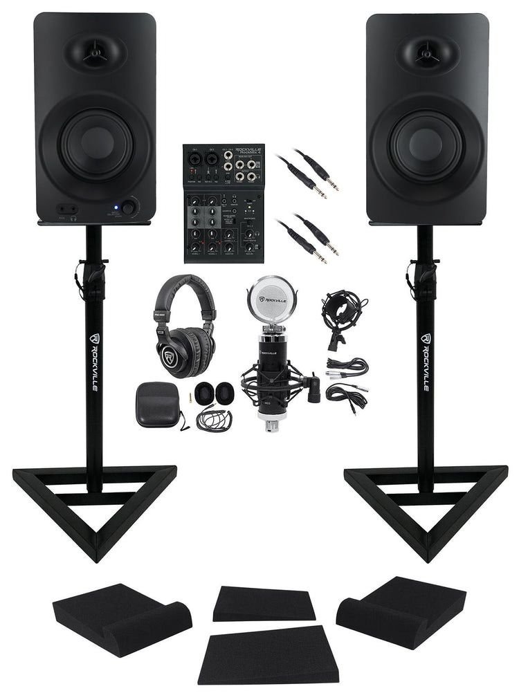 ASM4 4" + RockMix 4 Recording Bundle