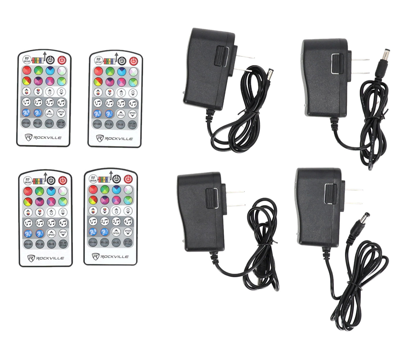 4 PACK MINI HALO BLACK