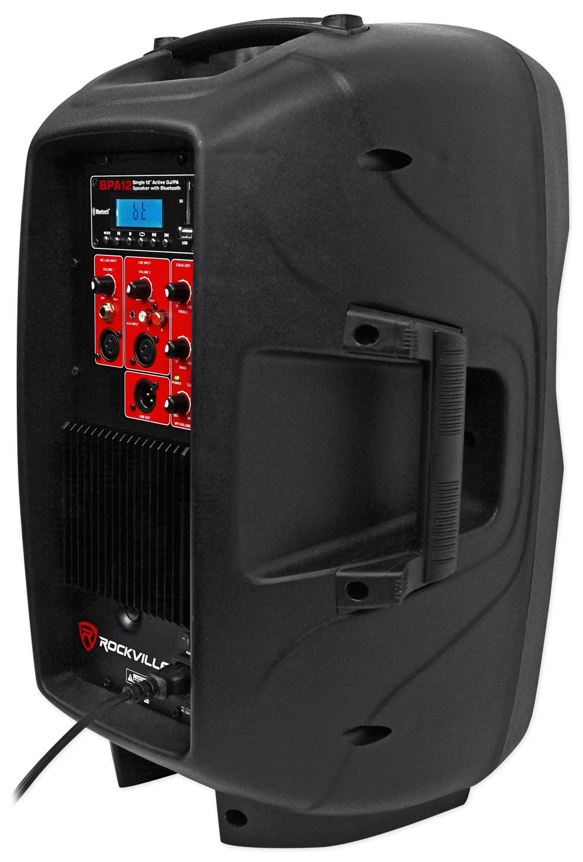 BPA12 12" Speakers 2-Pack + Mixer + Stands + Wired Mic Bundle