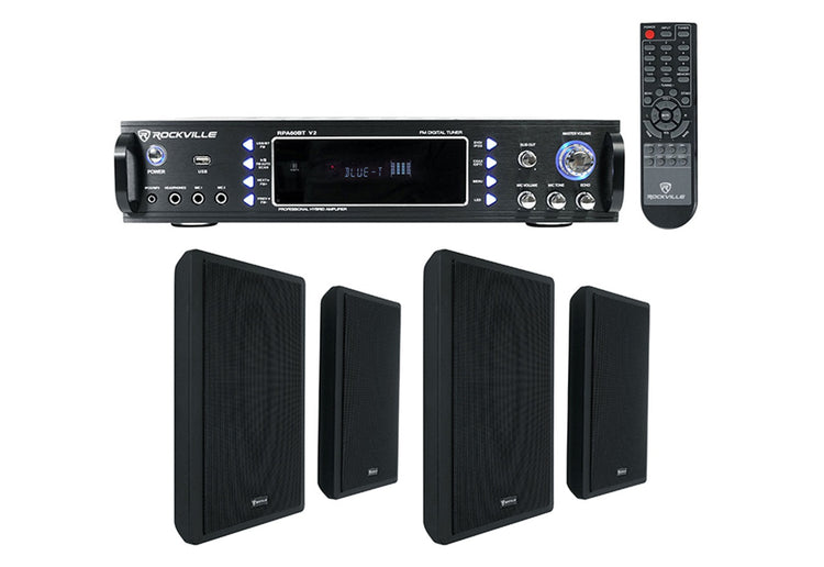 RPA60BT + RockSlim Black 4-Pack Bundle