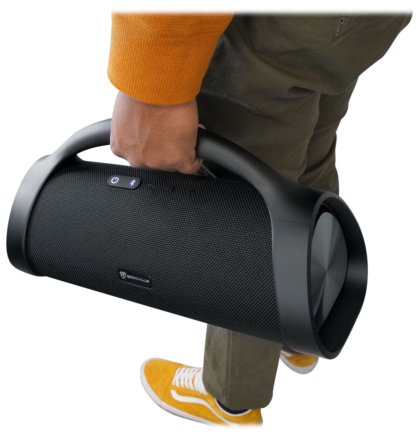 Memphis SRXPE10D4F Dual 10 inch Chuchero Car Enclosure Box w/ LED's and Bluetooth Speaker