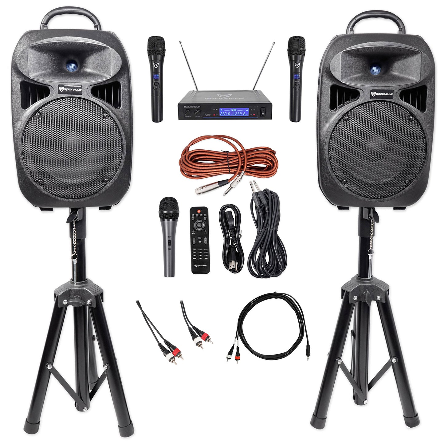 RPG082K System + RWM1203VH Wireless Mic System Bundle