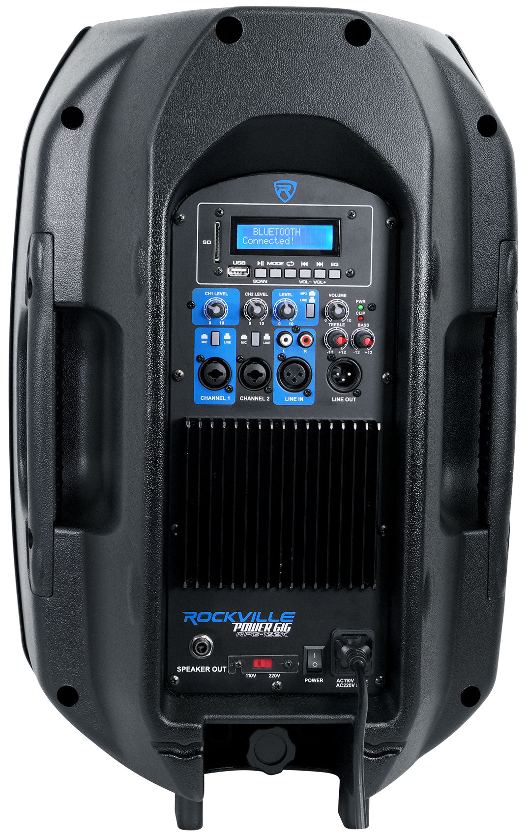 RPG122K Karaoke Bundle with 4 Wireless Microphones and Tablet Stand