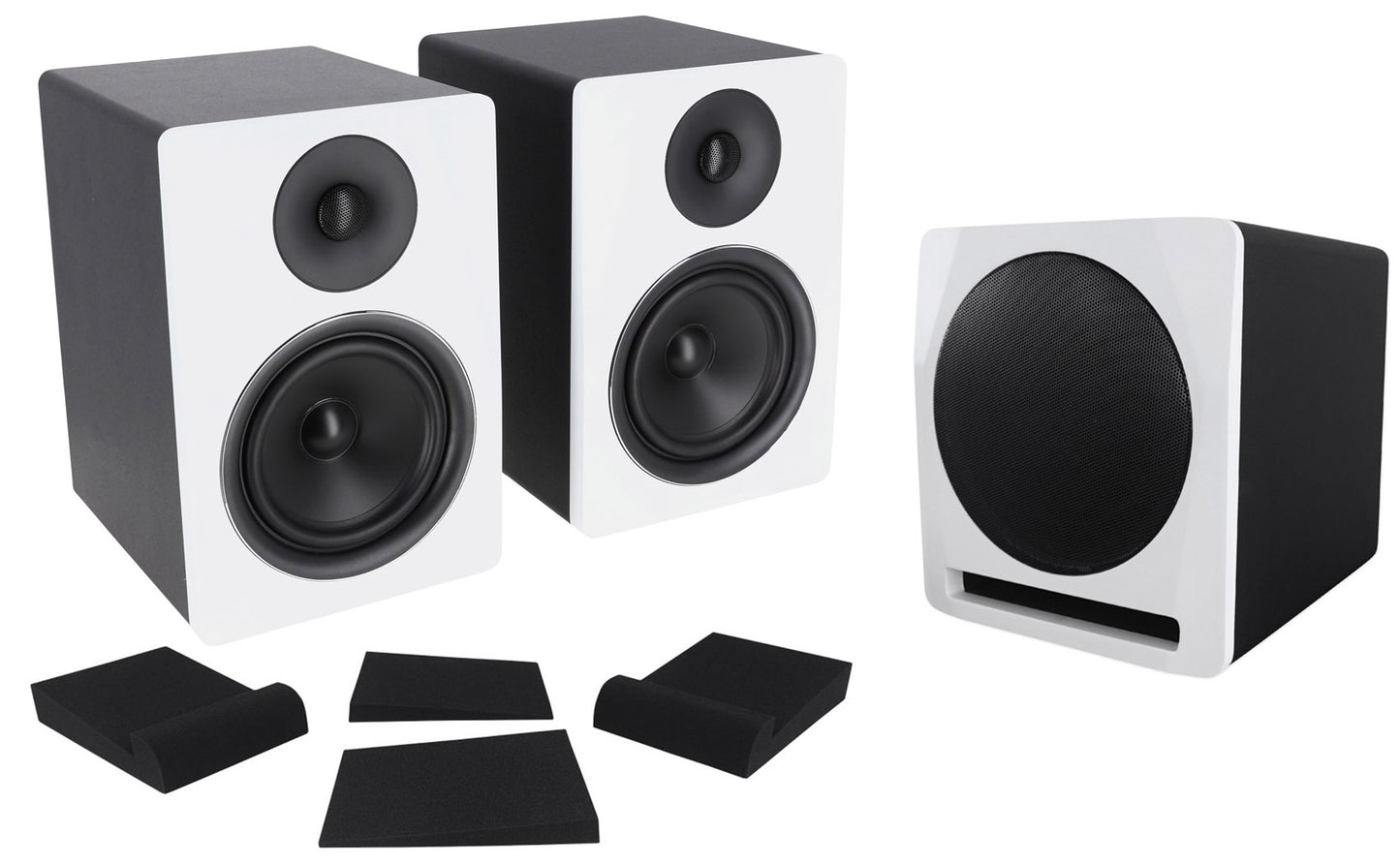 APM6W 6.5" Studio Monitors + APM10W 10" Subwoofer Bundle