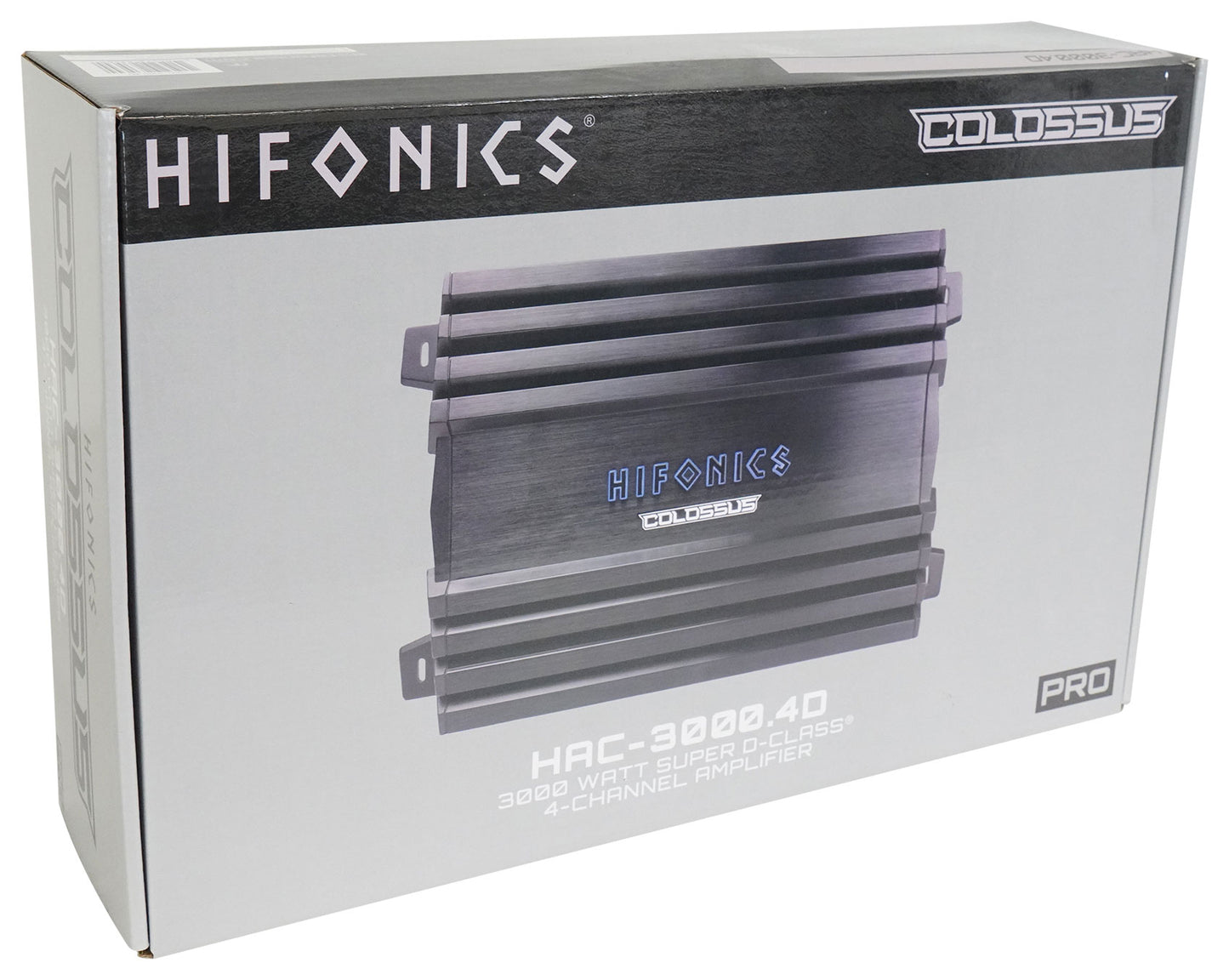 Hifonics HAC-3000.4D 3000w 4-Channel Amplifier Class D Car Amp + OFC Wire Kit