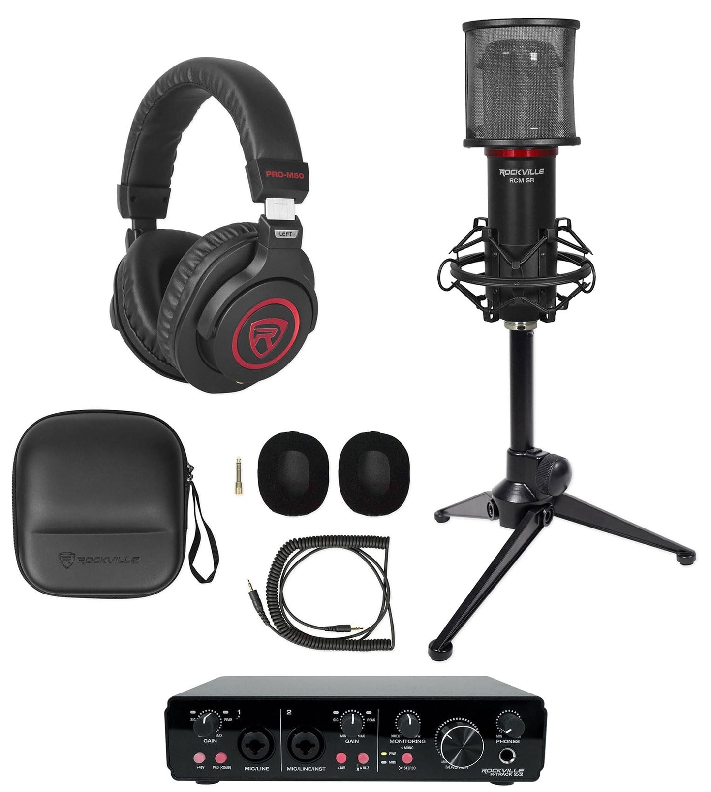 R-TRACK 2x2 + RCM SR + PRO-M50 SR + RDTS Bundle
