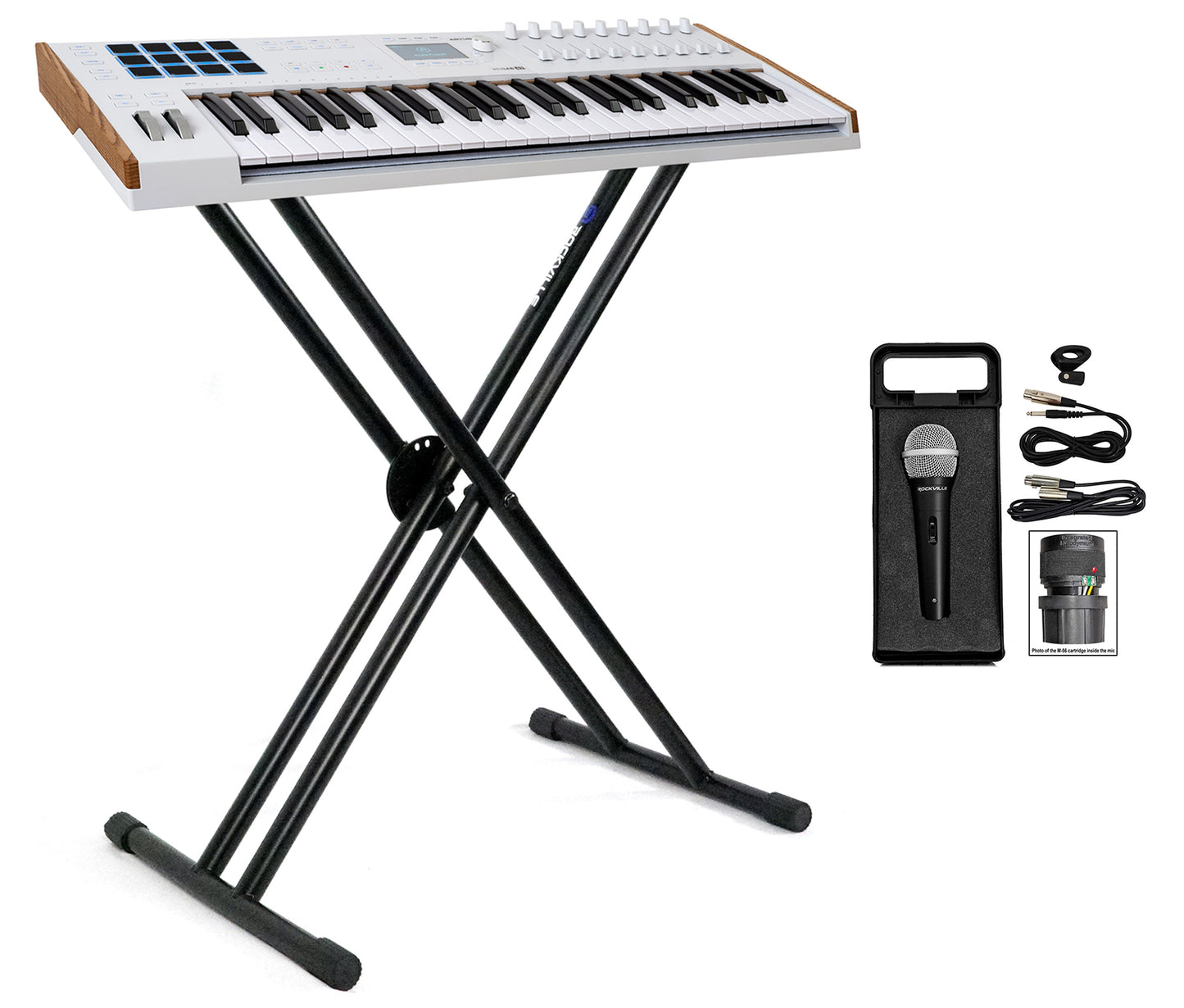 KEYLAB Mk3 49 WHITE+RKS30X+RMC-XLR