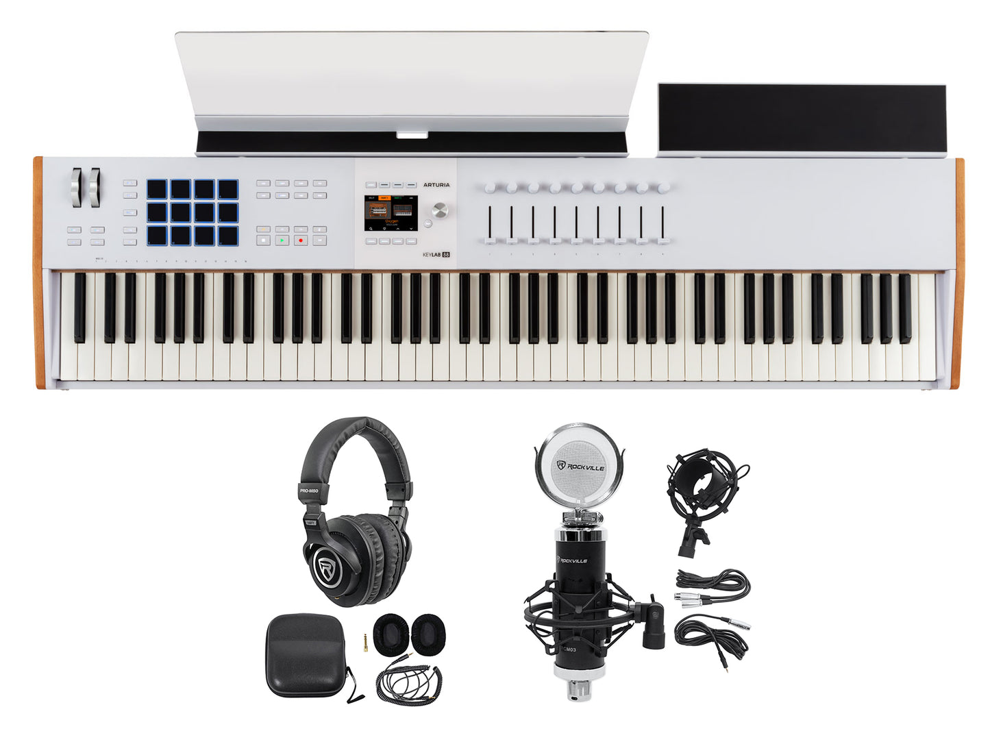 KEYLAB Mk3 88 WHITE+PRO-M50+RCM03