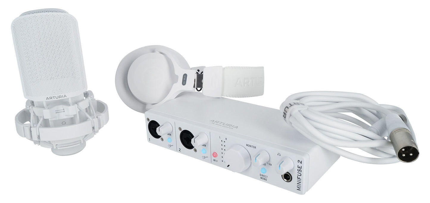 MiniFuse Recording Pack - White+DMS40