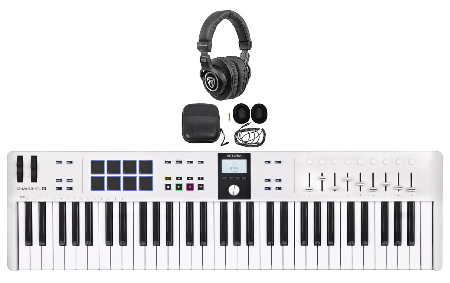 Keylab Essential 61 MK3 White+PRO-M50