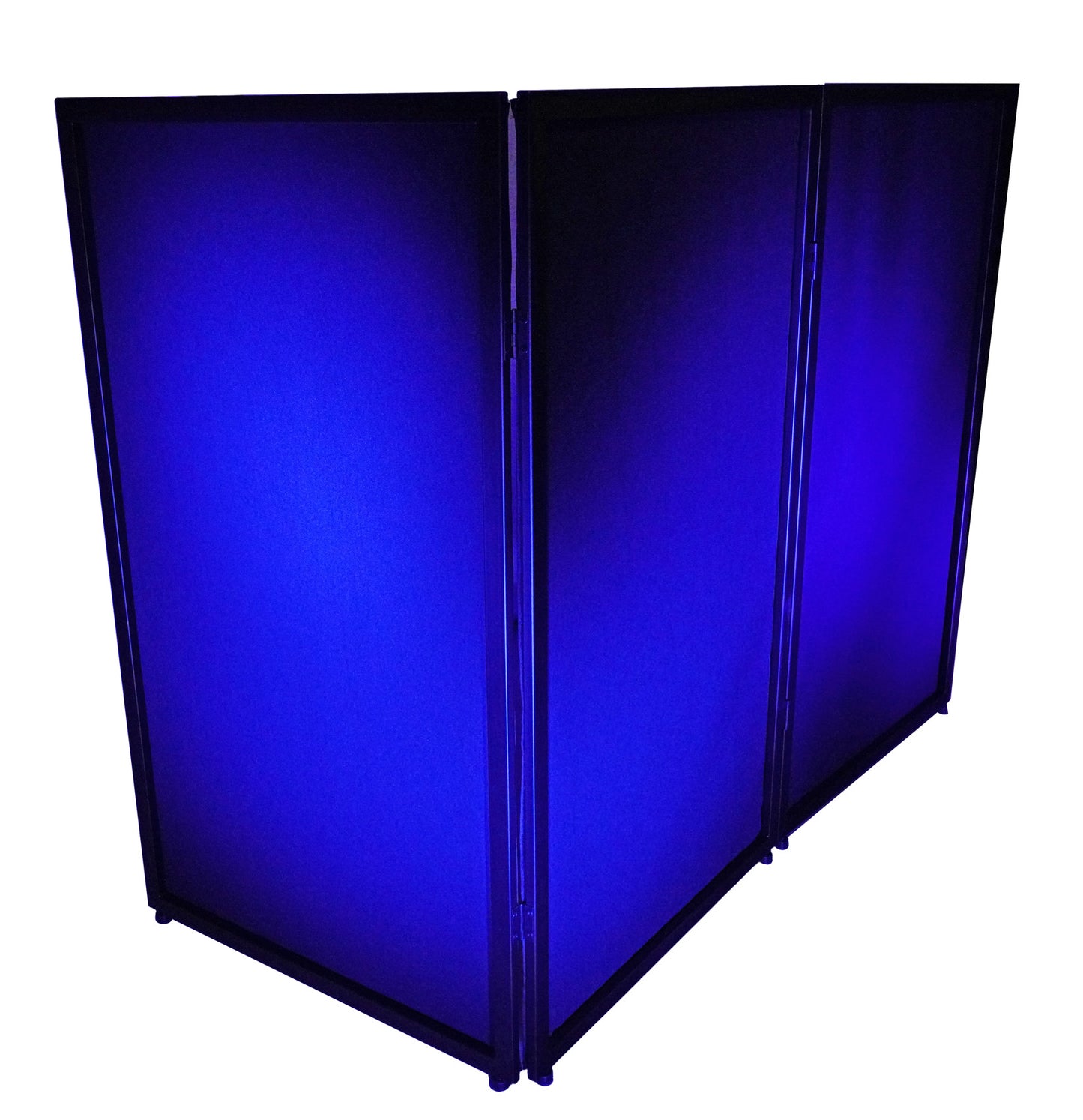 DJ Facade with blue backlight