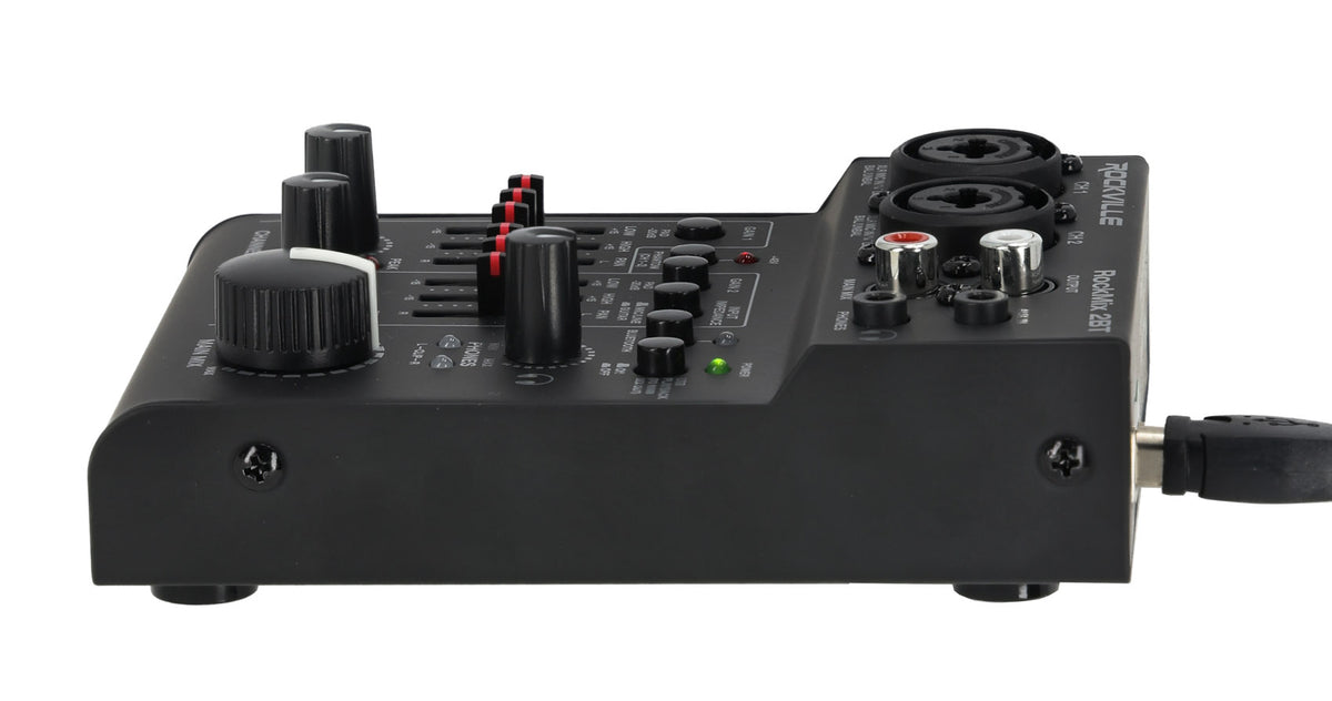 Rockville 2-Person Podcast Podcasting Recording Kit w/Mics+Stands+Headphones