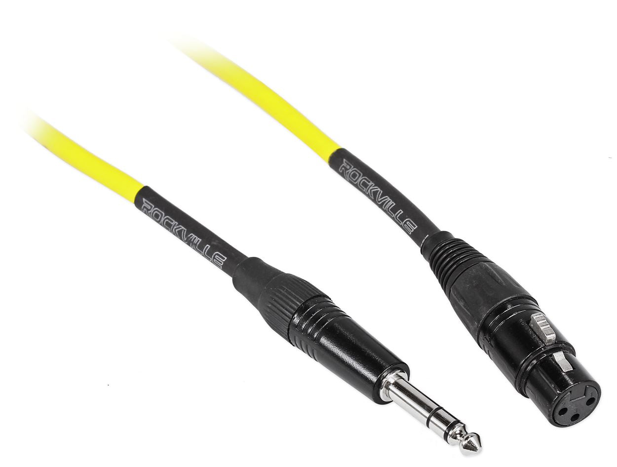 RCXFB25 25' XLR-F to TRS 4-Pack + Color Bundle