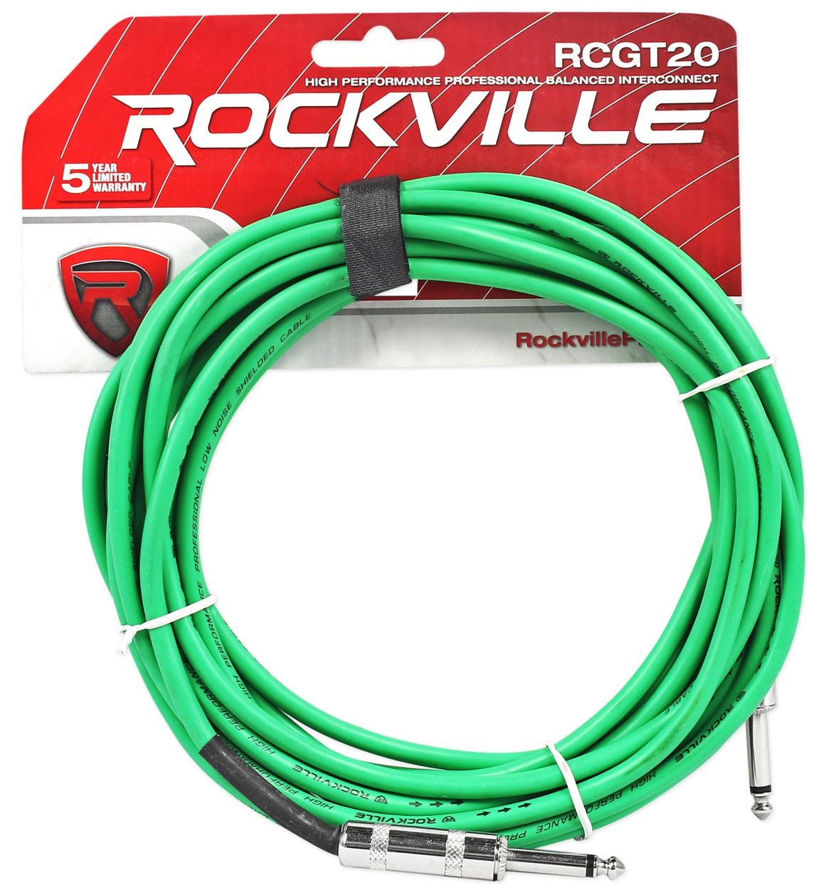 RCGT20 20' 5-Pack + Color-Coded Cable Bundle