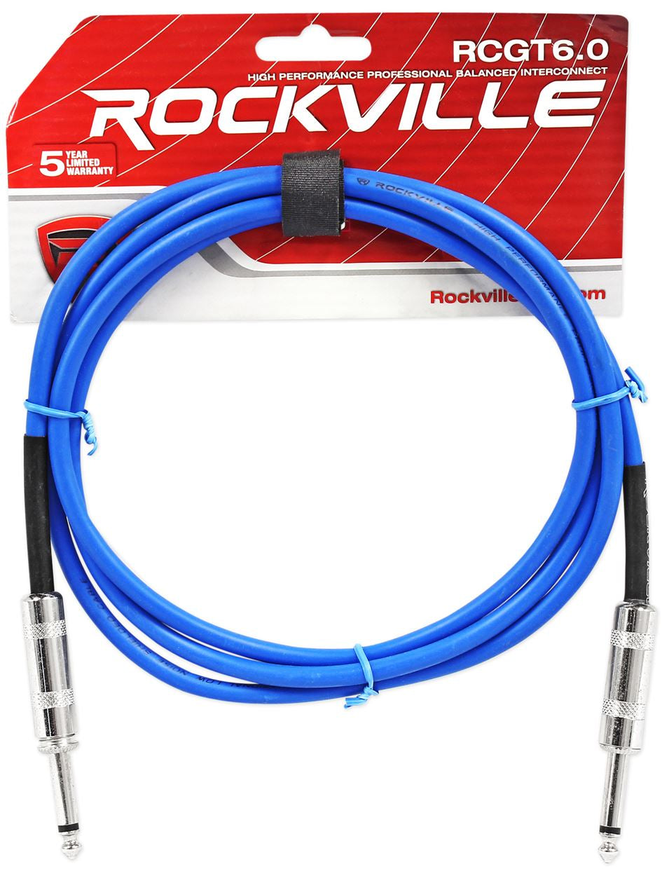 RCGT6.0 6' 2-Pack Red/Blue + Color-Coded Cable Bundle