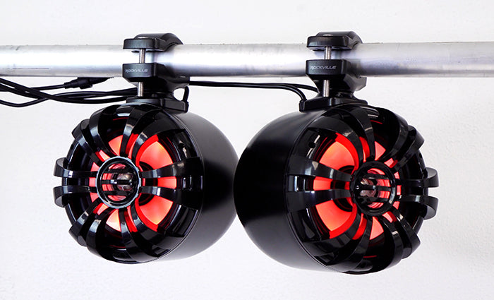 Premium Marine Speakers with LED Lighting