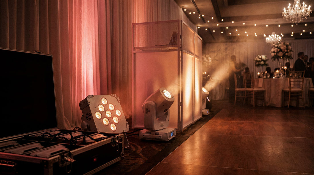 How to Light a Wedding Reception Like a Pro: A DJ's Tutorial