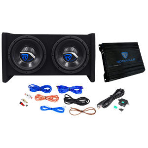 Rockville Car Audio Sub Amp and Enclosure Packages