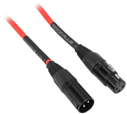 RCXFM100P 100' XLR 2-Pack Red/Blue Bundle