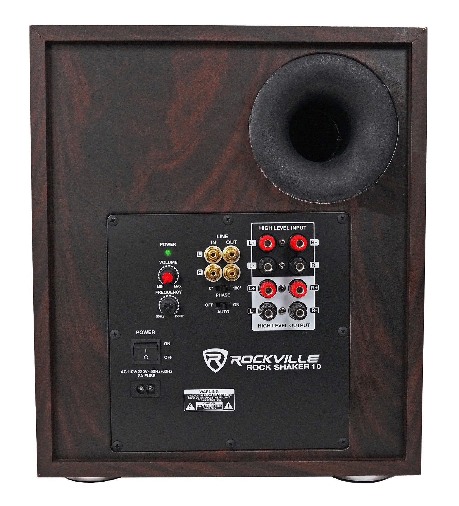 ROCK SHAKER 10 DARK WOOD