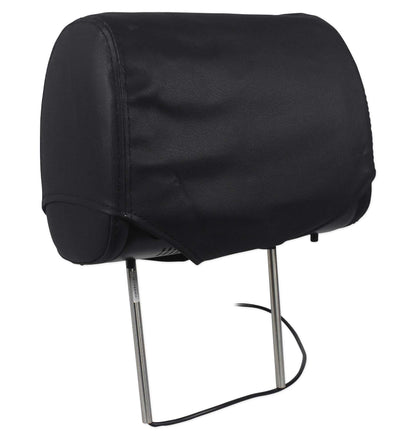 9" Headrest Monitors Black + Dual IR Headphones Bundle