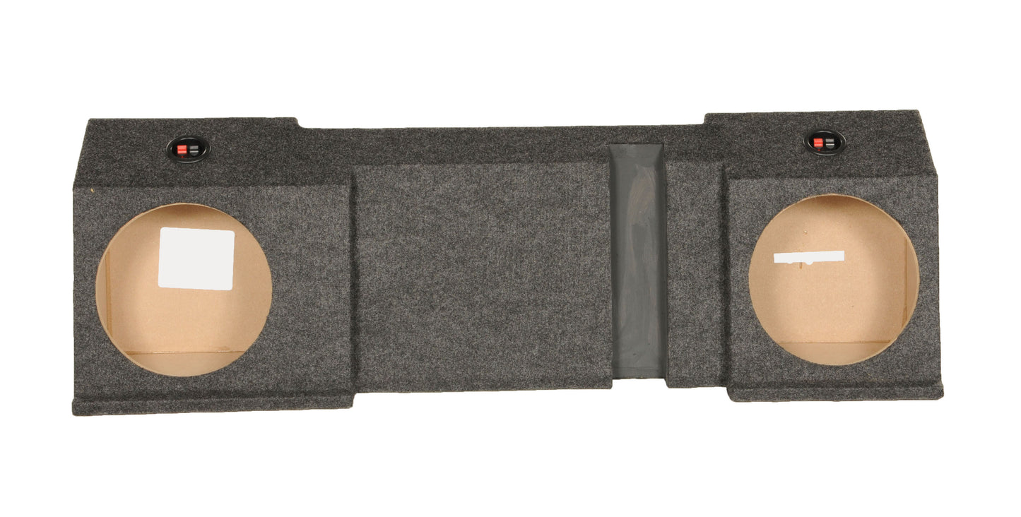 Dual 10" Sub Box+(2) Subwoofers For 2001-16 Chevy Avalanche or Cadillac Escalade