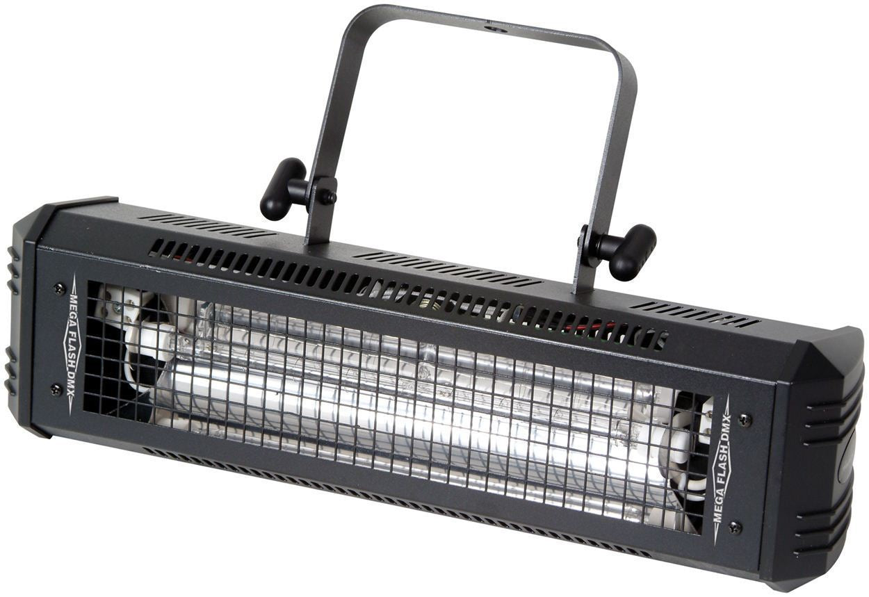 American DJ Mega Flash DMX 800 Watt Compact Strobe Light+(2) Mini Strobes+Cable