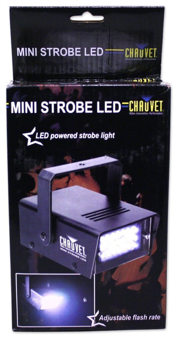 American DJ Mega Flash DMX 800 Watt Compact Strobe Light+(2) Mini Strobes+Cable