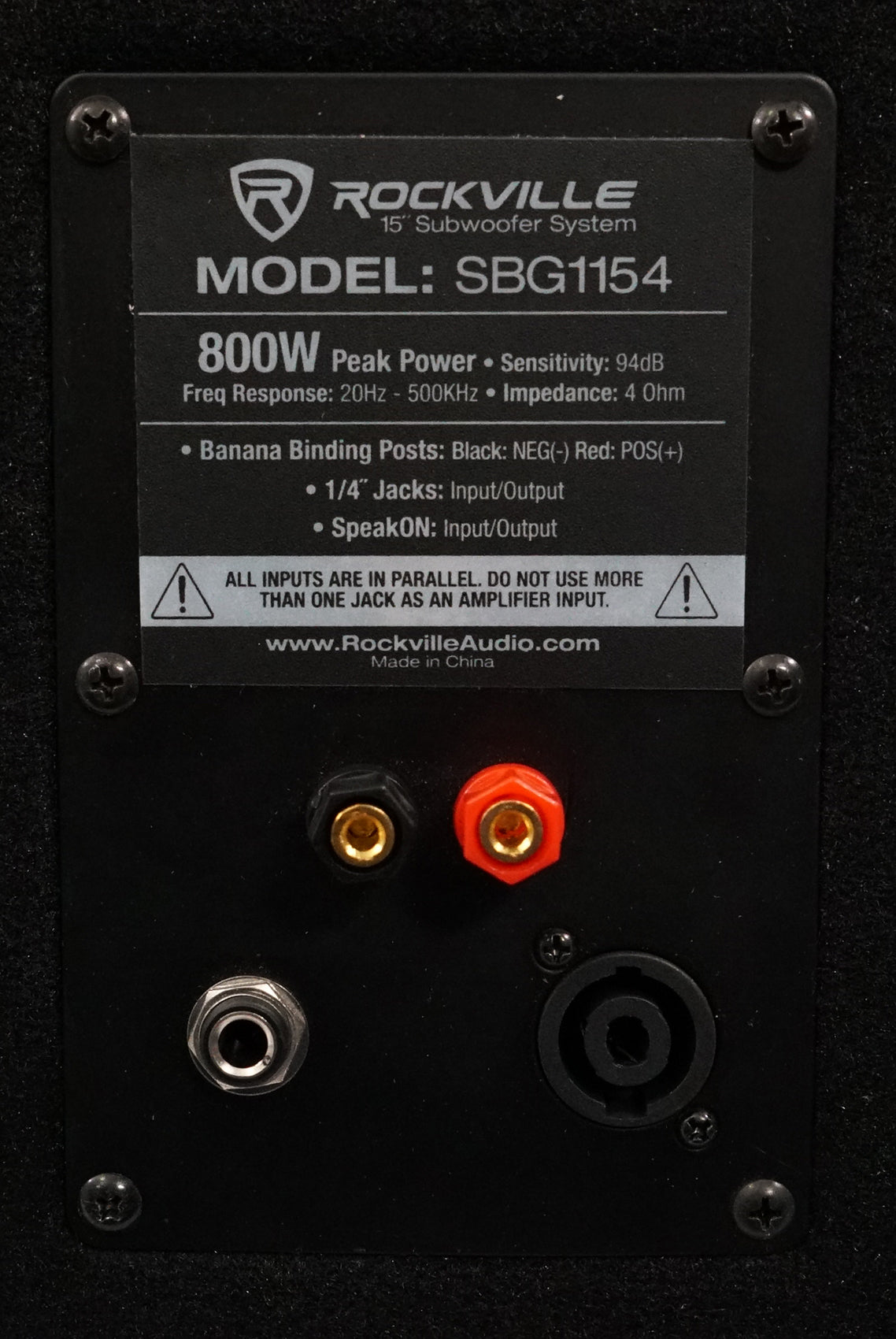 SPGN128 + SBG1154 Subwoofer Bundle