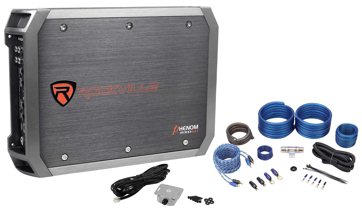 RXD-M1 + RWK41 4‑Ga Amp Kit Bundle