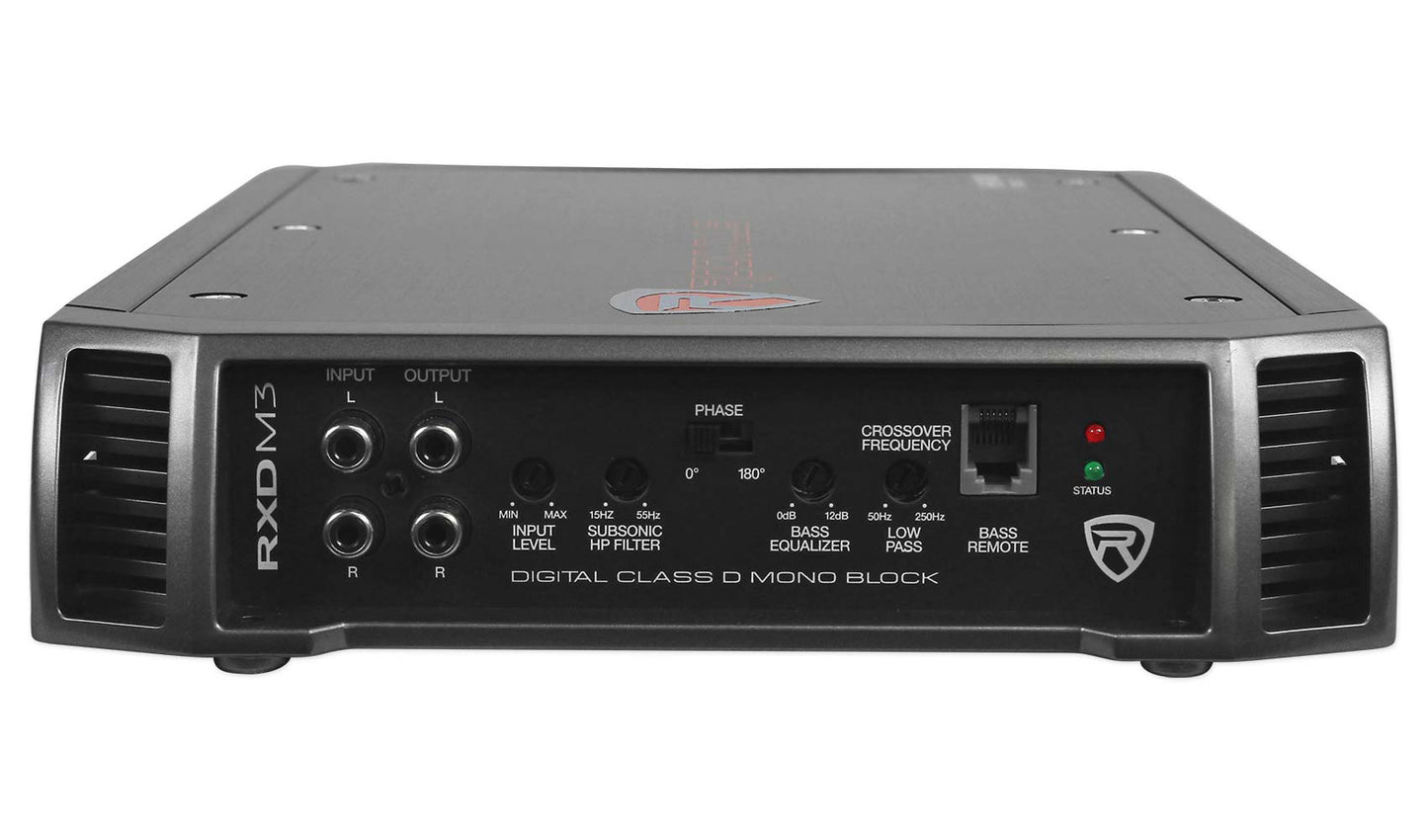 RXD-M3 + RWK4CU 4 AWG Copper Amp Kit Bundle