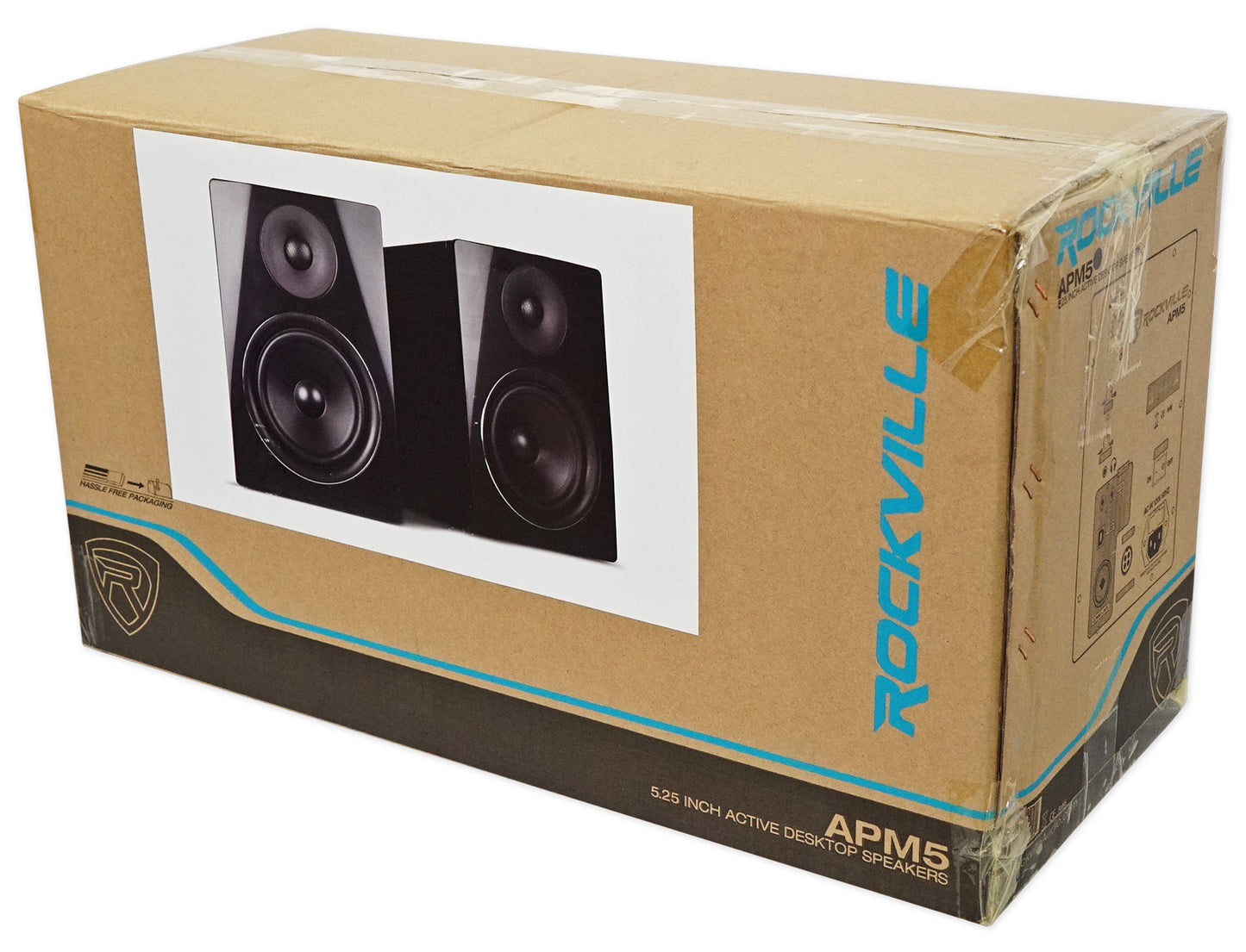 APM5B 5.25" Studio Monitors + USB Audio Cable Bundle