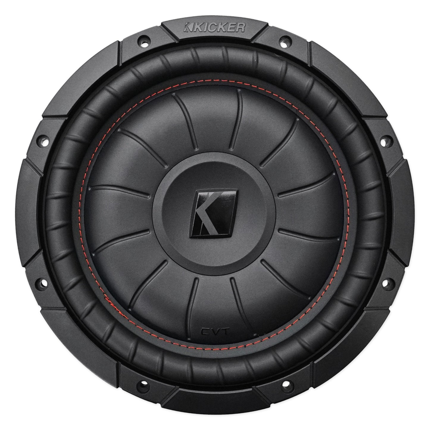 (2) Kicker 43CVT102 COMPVT 10" 1600w Shallow Subwoofers+Sealed Sub Box Enclosure