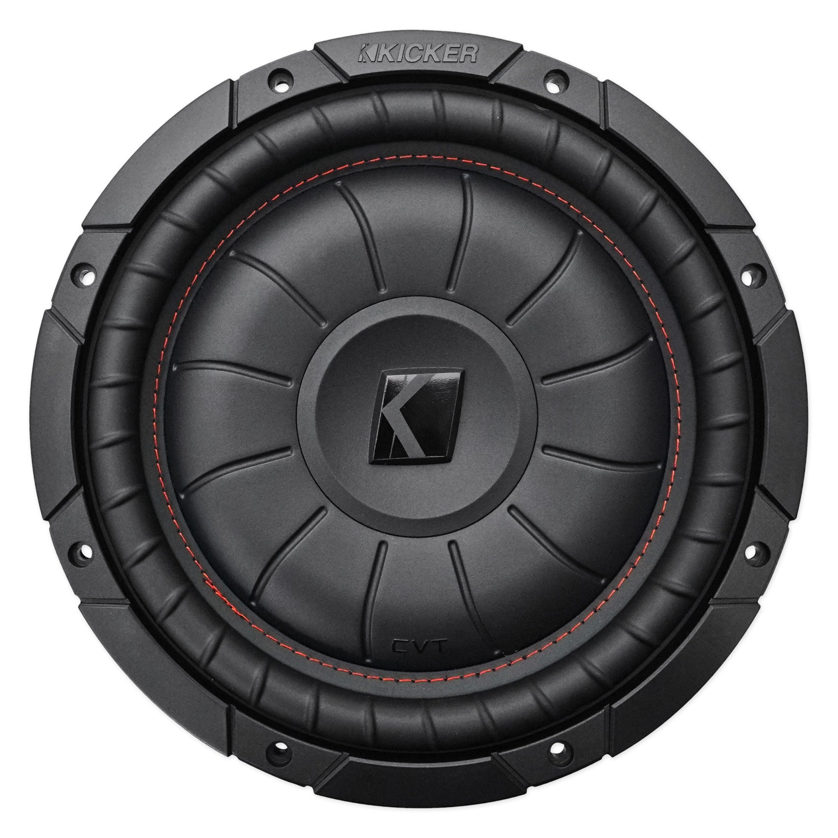 (2) Kicker 43CVT102 COMPVT 10" 1600w Shallow Subwoofers+Sealed Sub Box Enclosure
