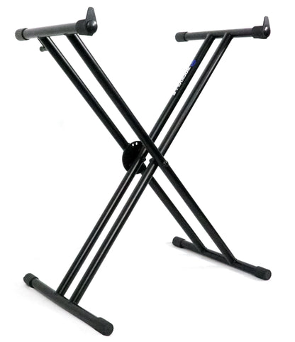 RKS30X Keyboard Stand + RSC5B Black DJ Scrim Bundle