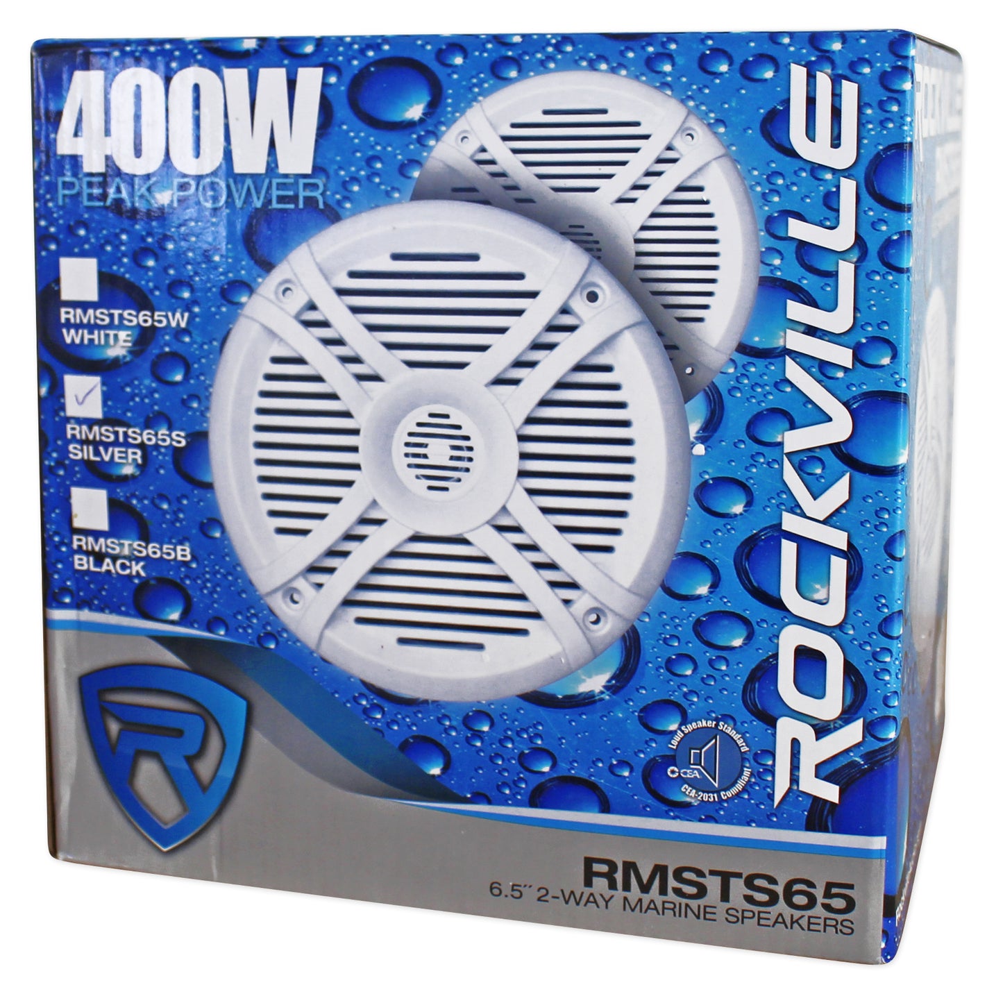 RMSTS65S 6.5" Speakers 2-Pair + RXM-S6 Amp + RMWK4 Amp Kit Bundle