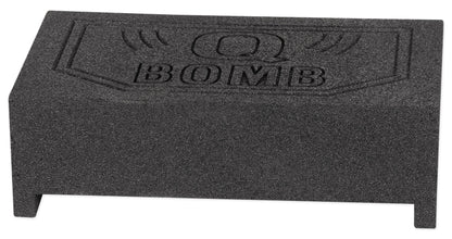 ROCKVILLE RQT10 10" Bedliner Sprayed Shallow Sealed Car/Truck Sub Box Enclosure
