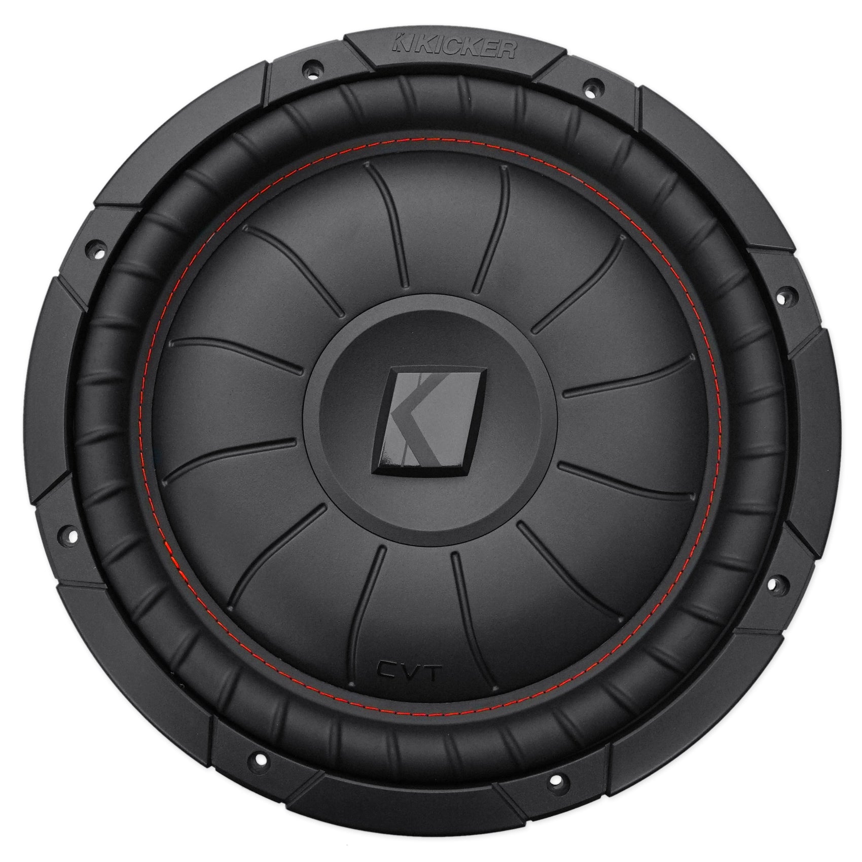 Kicker 43CVT124 COMPVT 12" 800 Watt Car Subwoofer + Vented Sub Box Enclosure