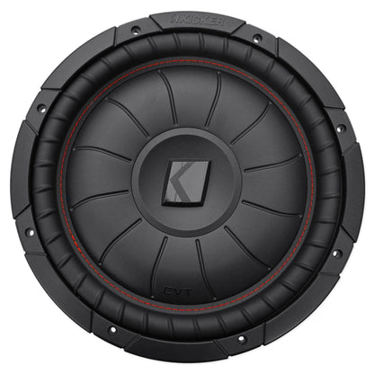 Kicker 43CVT124 COMPVT 12" 800 Watt Car Subwoofer + Vented Sub Box Enclosure