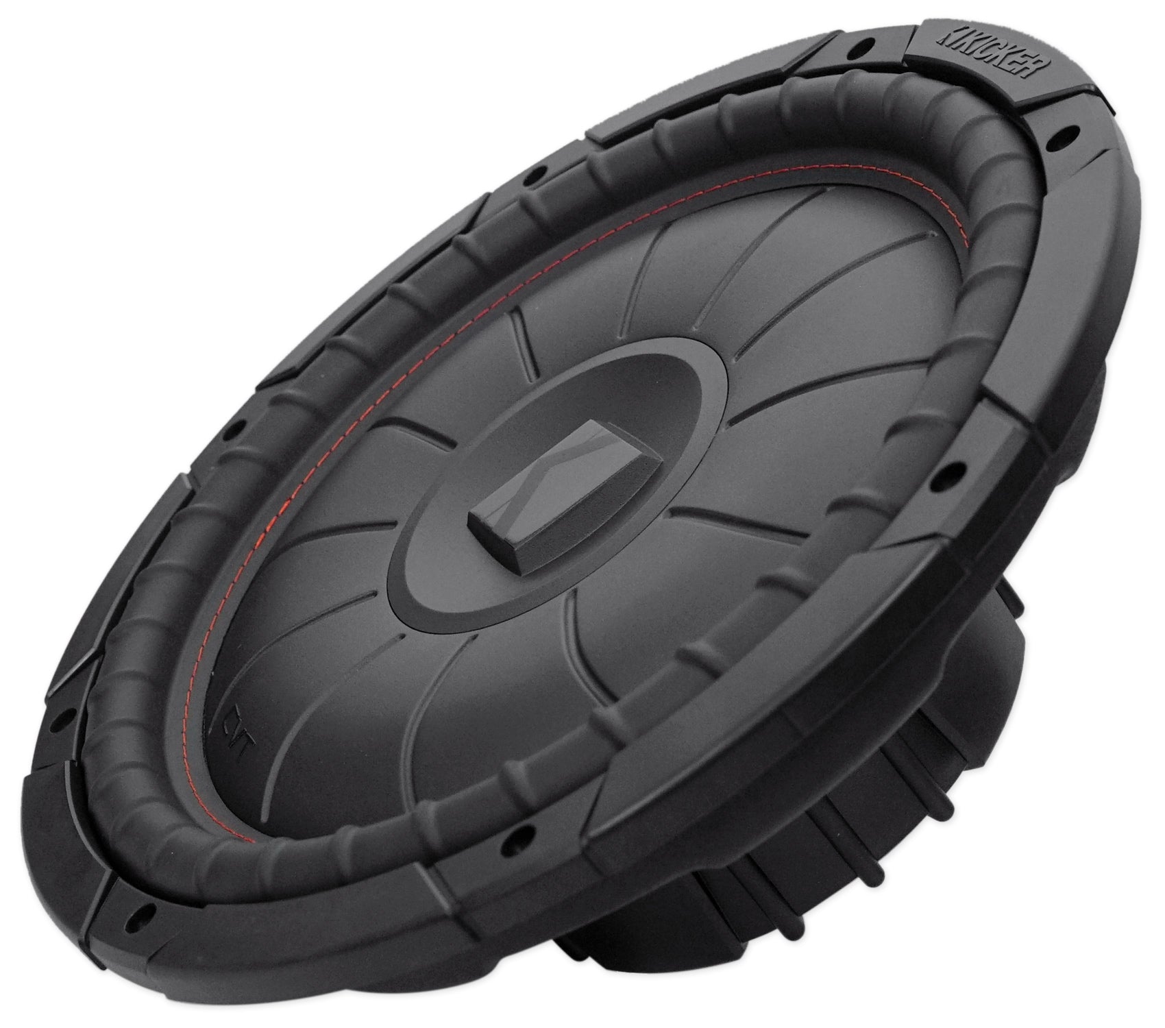 Kicker 43CVT124 COMPVT 12" 800 Watt Car Subwoofer + Vented Sub Box Enclosure